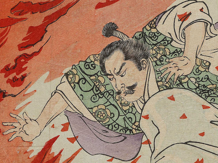 Oda Nobunaga Yasuda Sakube by Yoshu Chikanobu / BJ338-107