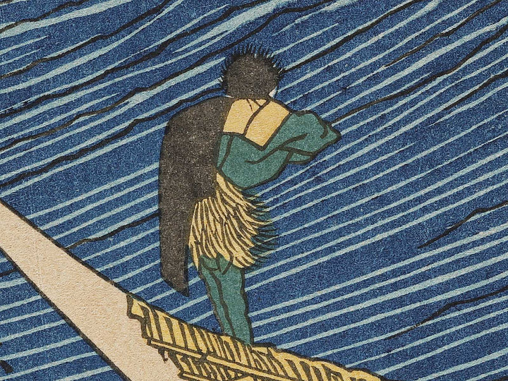 Choshi in Shimosa Province from the series Oceans of Wisdom by Katsushika Hokusai, (Small print size) / BJ339-640