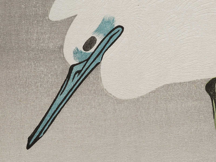 Iris & egret by Utagawa Hiroshige, (Medium print size) / BJ307-692