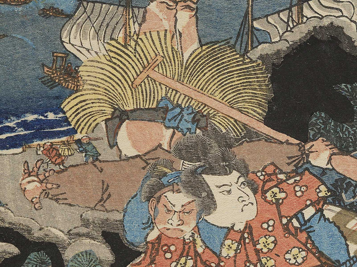 Sugawara denju Tenpaizan no ba by Utagawa Sadahide / BJ347-669