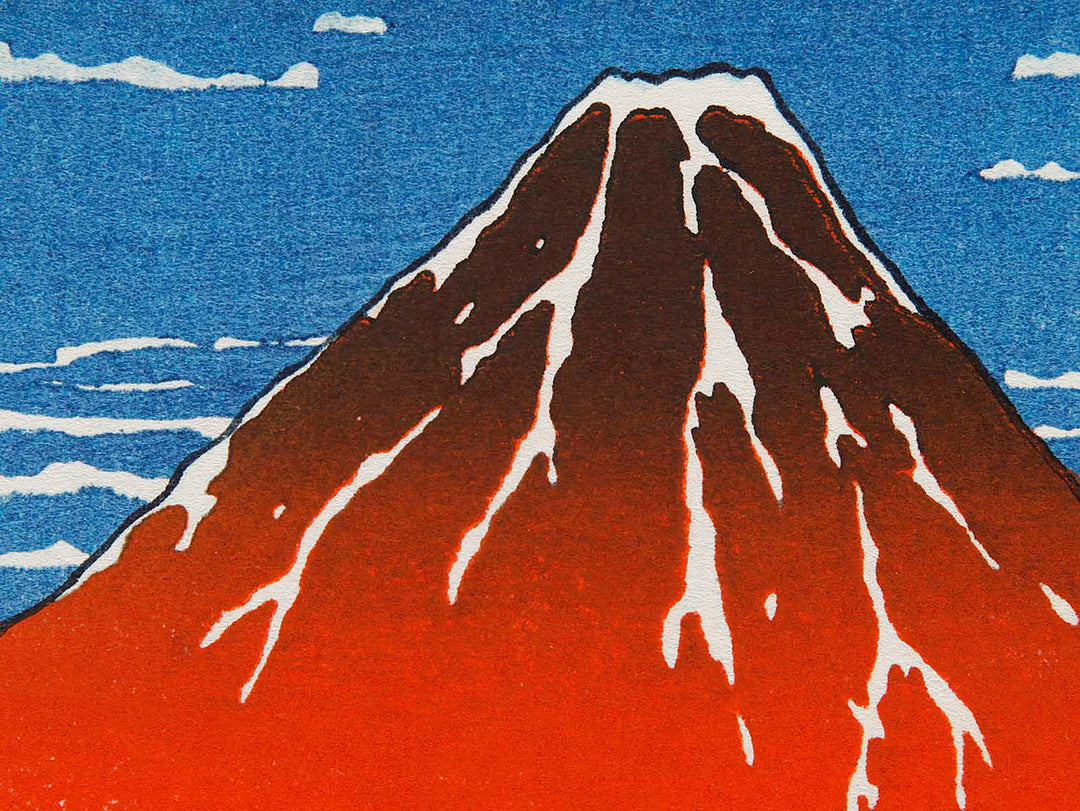 South Wind, Clear Sky from the series Thirty-six Views of Mount Fuji by Katsushika Hokusai, (Medium print size) / BJ288-456