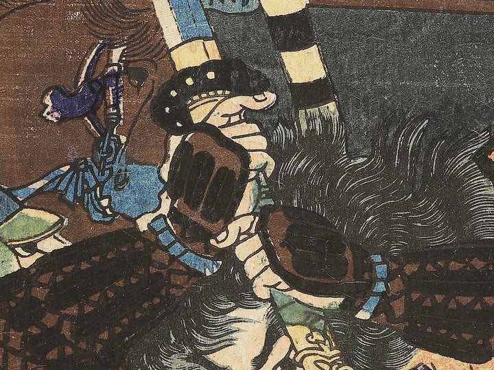 Yamazaki daikassen no zu by Tsukioka Yoshitoshi / BJ353-563