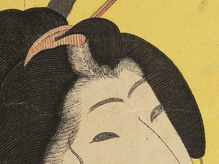 Yoi no ame from the series Nishikiori musashi no beppin by Toyohara Kunichika / BJ346-248