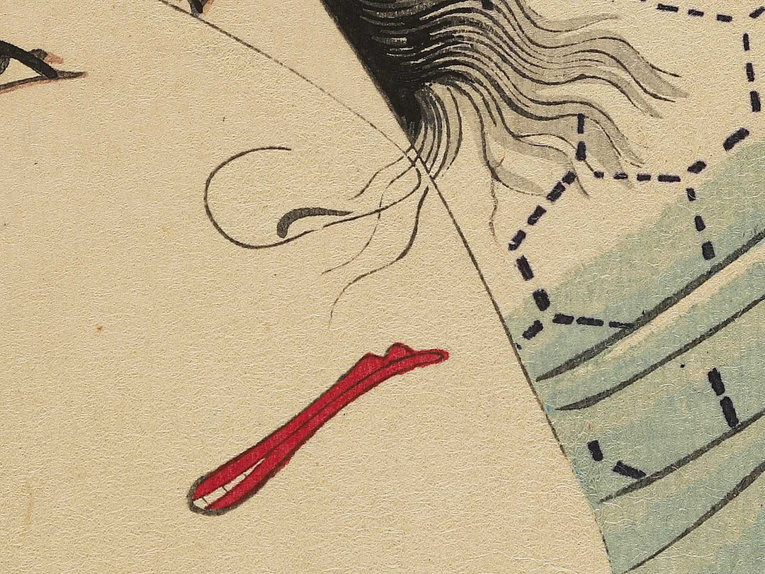 Torii Kyoemon from the series Baiko hyakushu no uchi by Toyohara Kunichika / BJ342-951