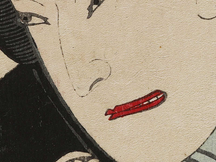Sanshichiro nobutaka from the series Haiyu rakugo atari kurabe by Toyohara Kunichika / BJ339-885