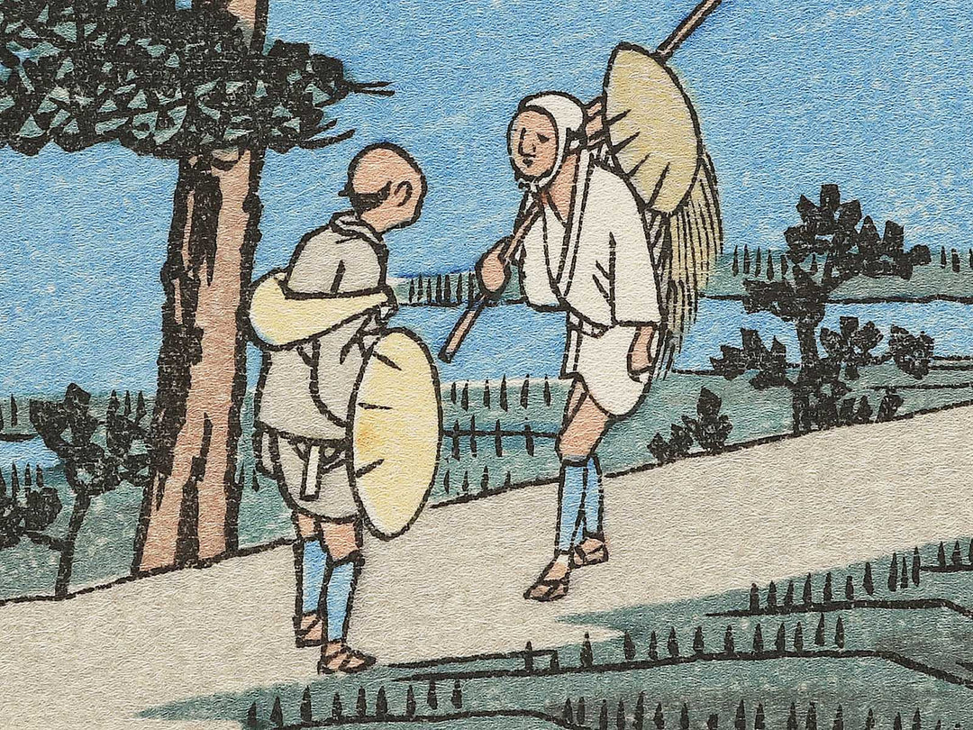 Ottomo kihan from the series Kanazawa hakkei by Utagawa Hiroshige, (Medium print size) / BJ341-817