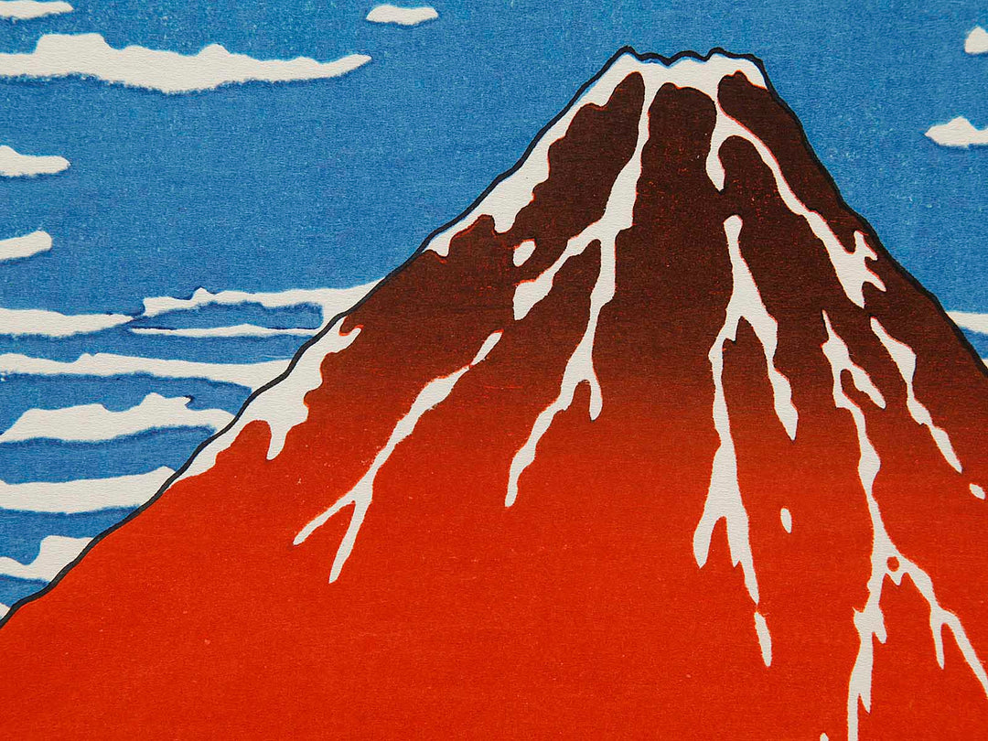 South Wind, Clear Sky from the series Thirty-six Views of Mount Fuji by Katsushika Hokusai, (Large print size) / BJ287-987
