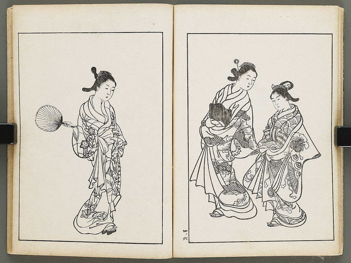 Nihon joso (Chu), Book 4 by Nishikawa Sukenobu / BJ325-633
