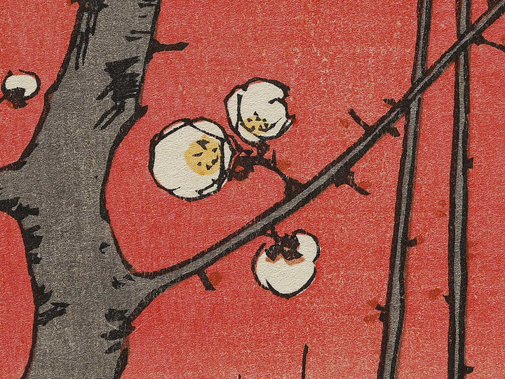 Plum Estate, Kameido from the series One Hundred Famous Views of Edo by Utagawa Hiroshige, (Large print size) / BJ336-966