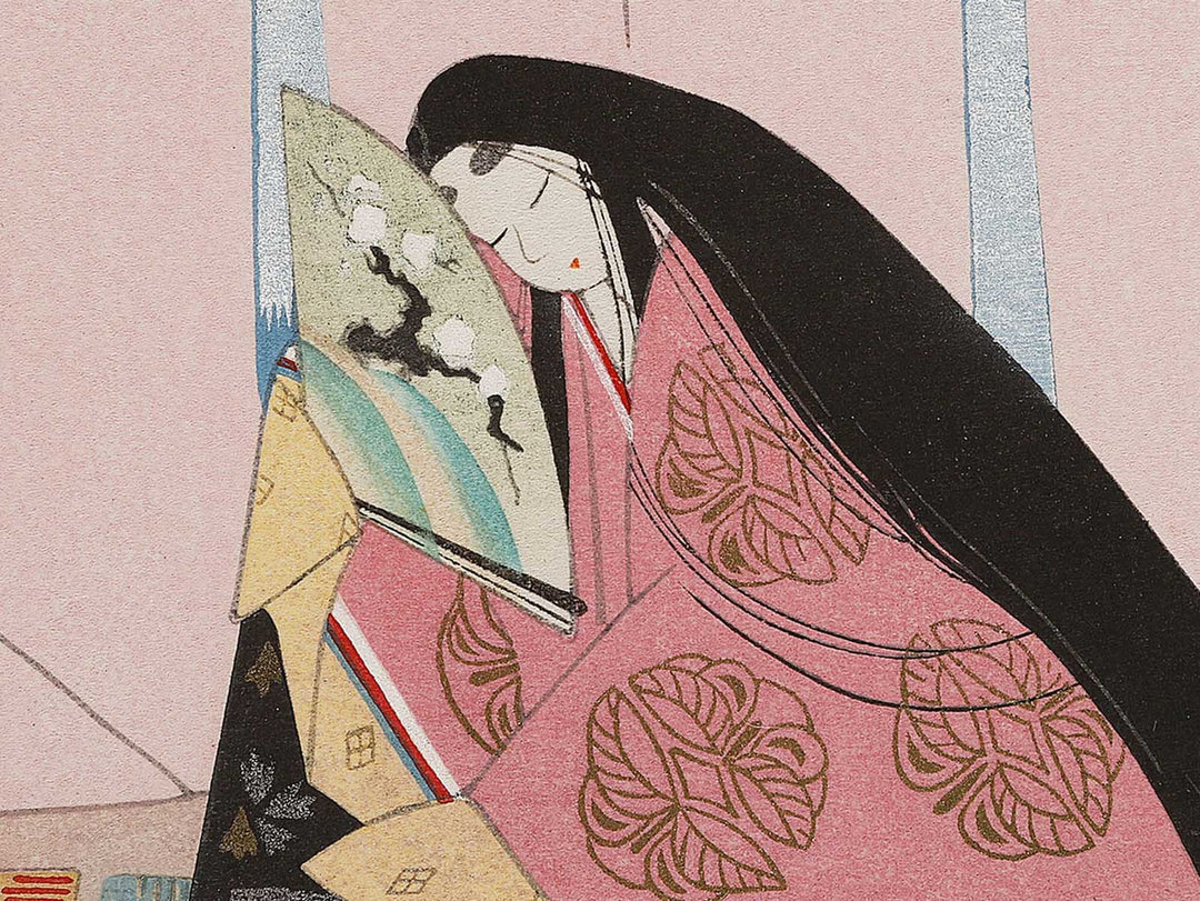 WAKANA(Young flesh greens)Part  from the series The Tale of Genji by Ebina Masao, (Medium print size) / BJ329-378