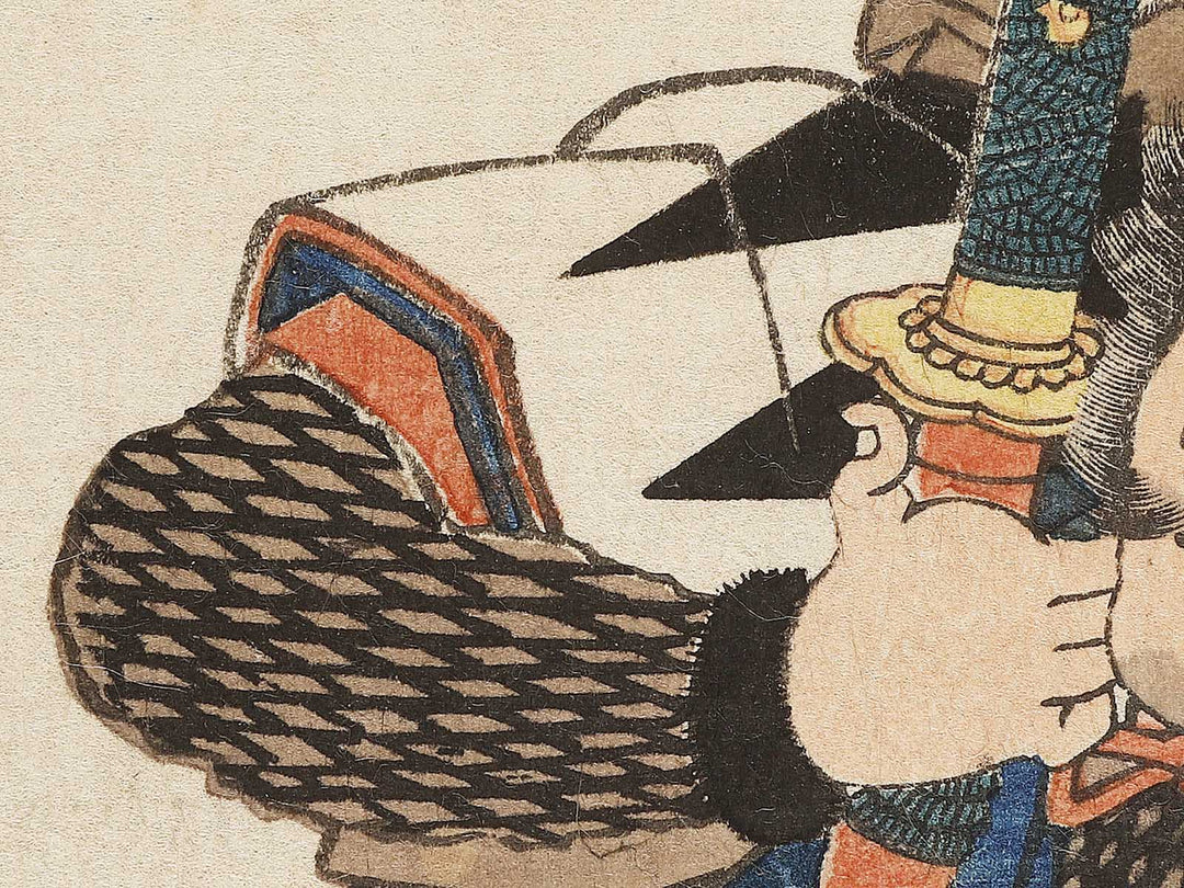 Hara goemon Mototoki from the series Gishi seichu fukushu ryakuden by Kochoro Toyokuni (Utagawa Kunisada) / BJ323-568