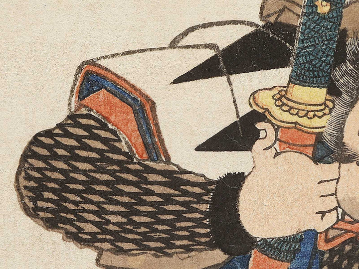 Hara goemon Mototoki from the series Gishi seichu fukushu ryakuden by Kochoro Toyokuni (Utagawa Kunisada) / BJ323-568