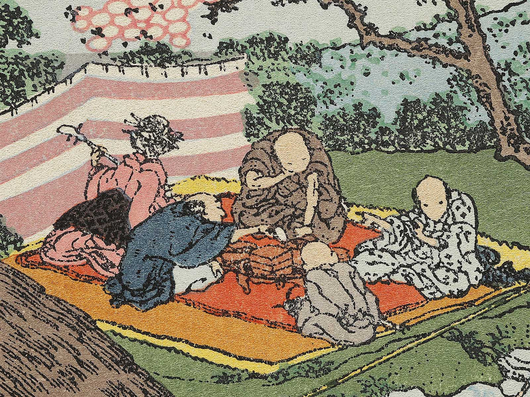 Hanama no fuji from the series One Hundred Views of Mount Fuji by Katsushika Hokusai, (Medium print size) / BJ321-888