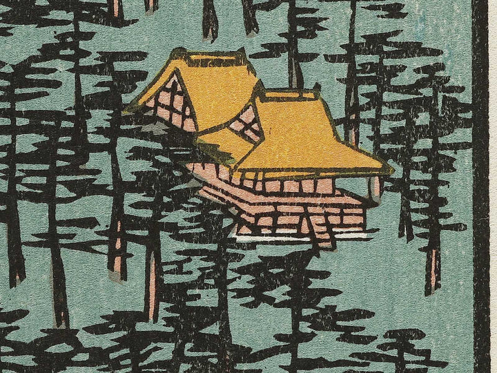 Ama no hashidate from the series Famous Views of the Sixty-odd Provinces by Utagawa Hiroshige, (Large print size) / BJ334-201