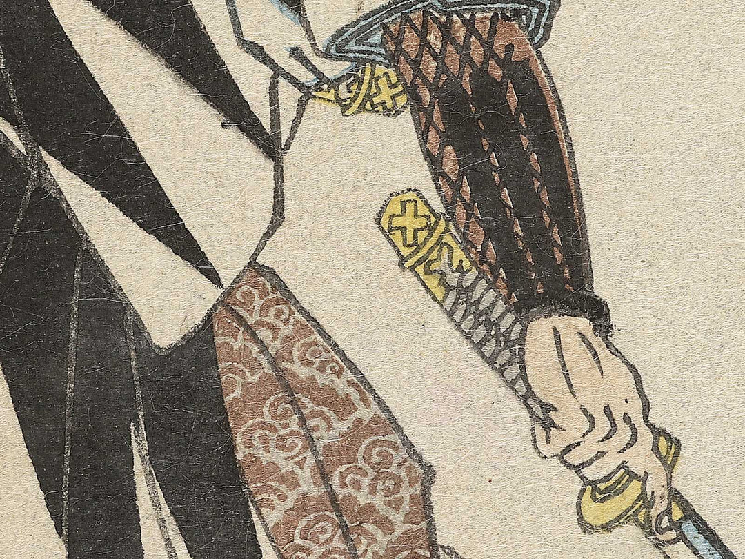 Kaiga Yazaemon Fujiwara no Tomonobu from the series Chuchin gishi meimei den by Utagawa Yoshitora / BJ350-959