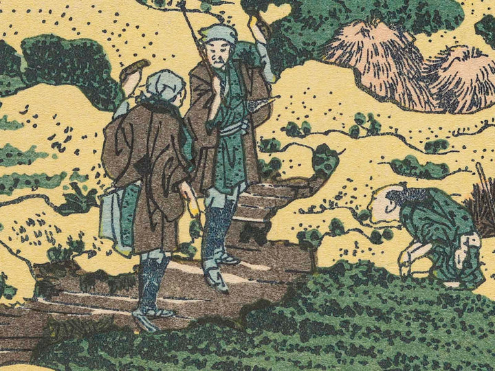 Shimomeguro from the series Thirty-six Views of Mount Fuji by Katsushika Hokusai, (Medium print size) / BJ280-287