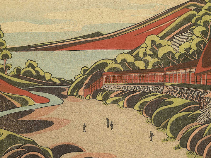 Mii no bansho from the series Omi hakkei by Utagawa Kunitora / BJ348-334