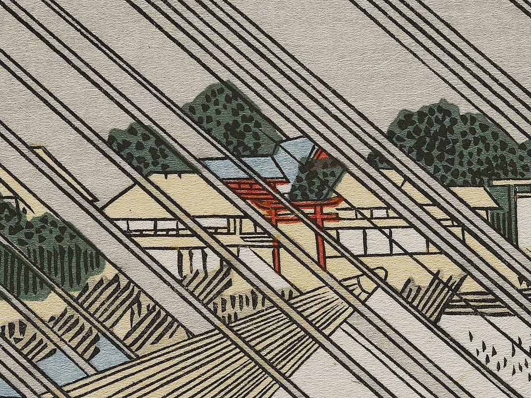 Sumida river in Musashi province from the series Shokoku meisho by Totoya Hokkei, (Medium print size) / BJ326-963