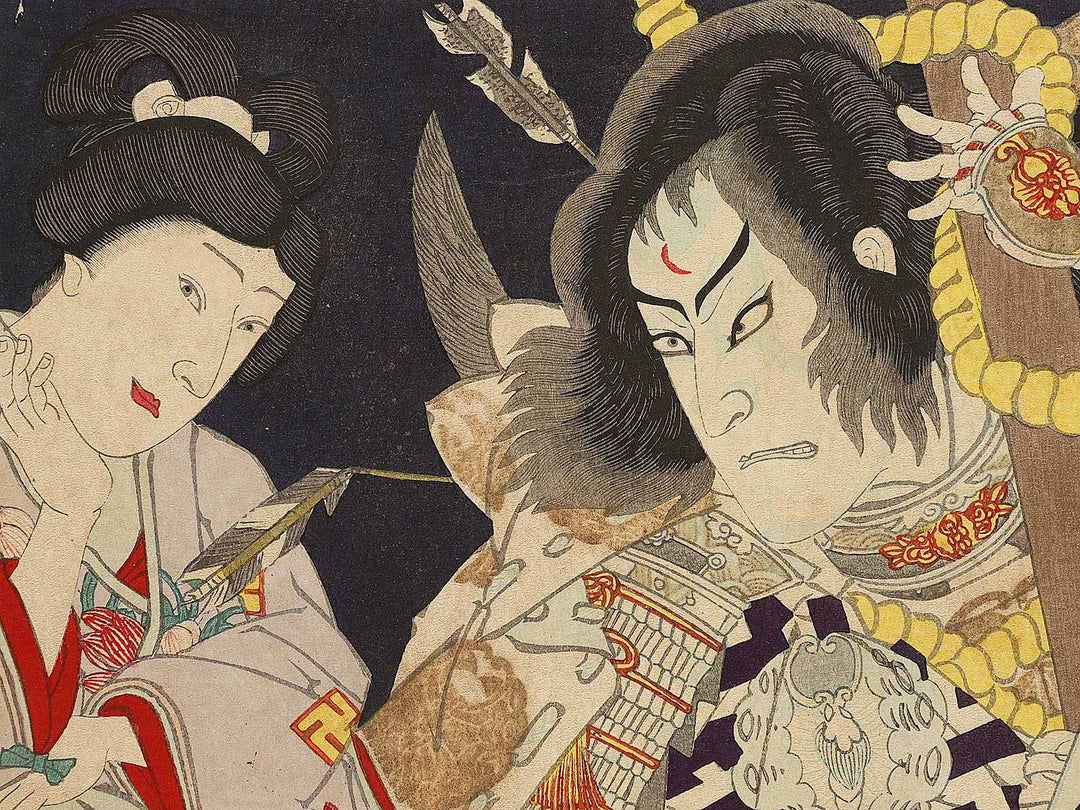 Shintomiza nakamaku itsukagawari by Toyohara Kunichika / BJ335-055