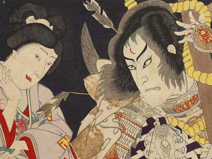 Shintomiza nakamaku itsukagawari by Toyohara Kunichika / BJ335-055