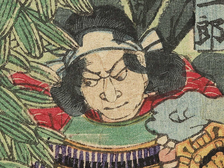 Ichinotani Hiyodorigoe sakaotoshi no zu by Tsukioka Yoshitoshi / BJ347-067