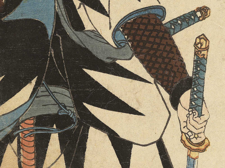 Yazama Jujiro Moto-oki from the series Stories of the True Loyalty of the Faithful Samurai by Utagawa Kuniyoshi / BJ352-828