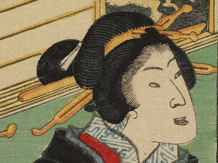 Hiramatsucho Uosen from the series 36 Restaurants in Sweet Spring by Ochiai Yoshiiku / BJ326-424