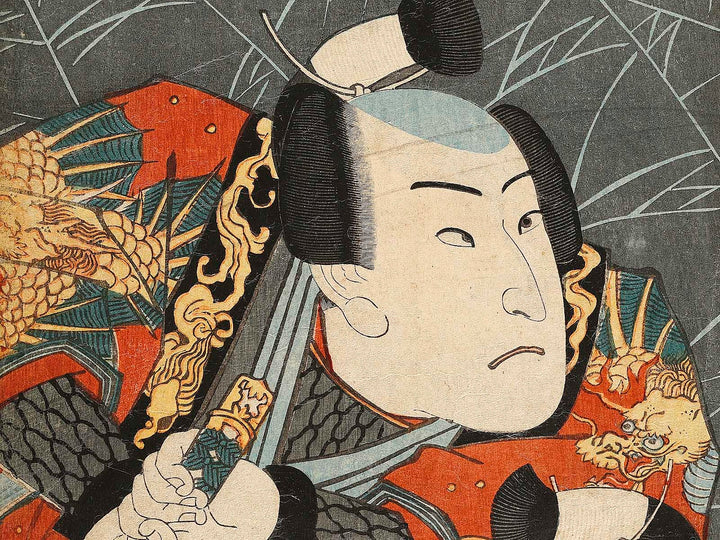 Kabuki actor by Utagawa Kunisada (Toyokuni III)   / BJ323-120