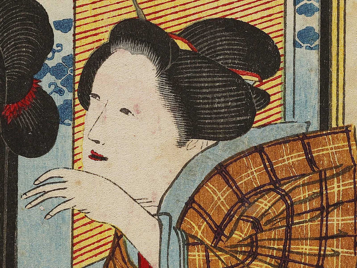 Ushiwakamaru Jorurihime from the series Nihon ryakushizu by Hasegawa Sadanobu / BJ323-911