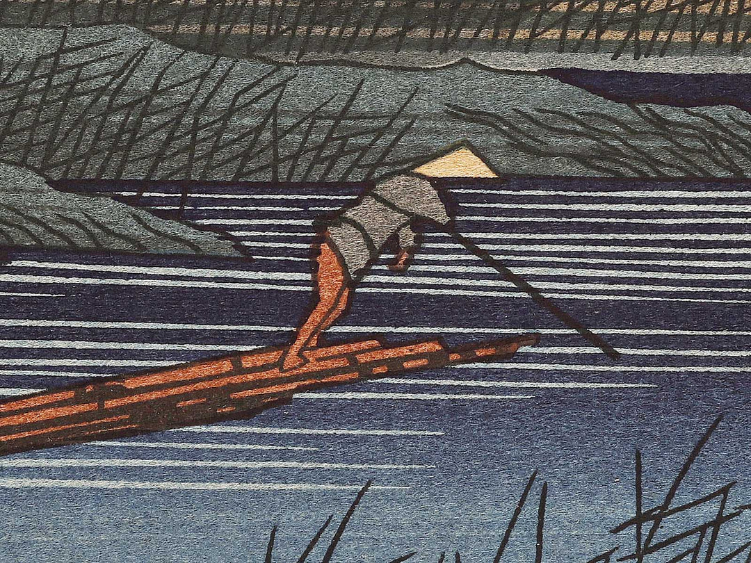 Seba from the series The Sixty-nine Stations of the Kiso Kaido by Utagawa Hiroshige, (Large print size) / BJ328-405