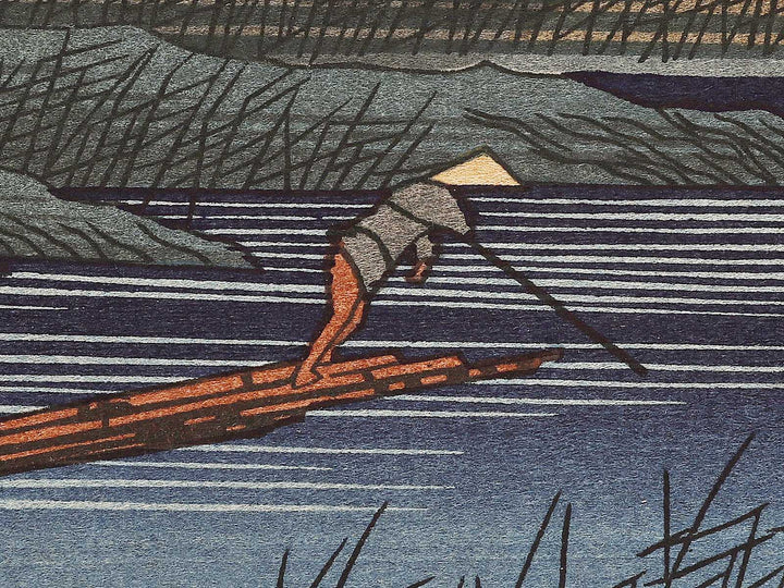 Seba from the series The Sixty-nine Stations of the Kiso Kaido by Utagawa Hiroshige, (Large print size) / BJ328-405