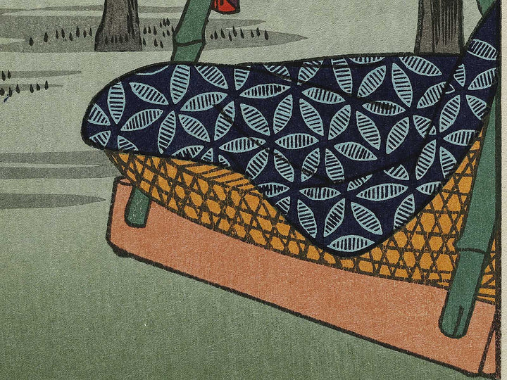 Plum Garden, Kamata from the series One Hundred Famous Views of Edo by Utagawa Hiroshige, (Large print size) / BJ328-356