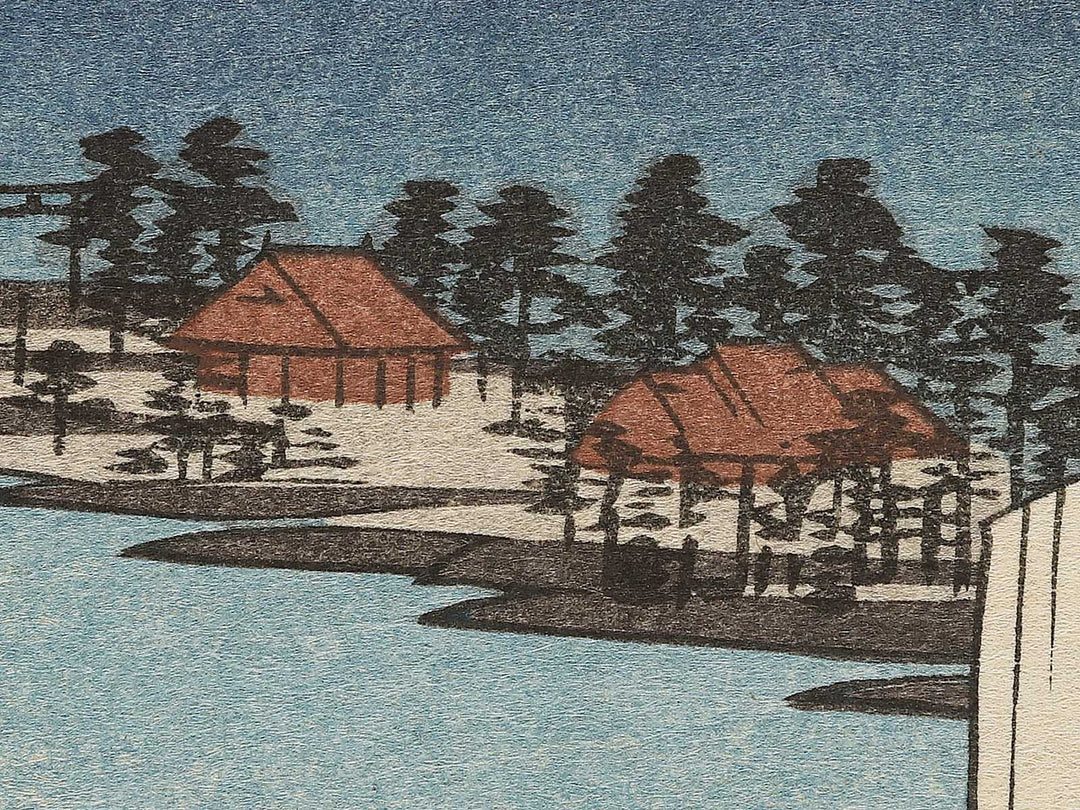Ama no hashidate in Kyoto Prefecture, from the series Honcho meisho by Utagawa Hiroshige, (Large print size) / BJ339-318
