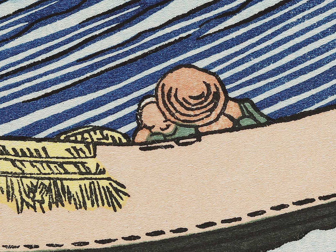 Choshi in Shimosa Province from the series Oceans of Wisdom by Katsushika Hokusai, (Medium print size) / BJ327-488