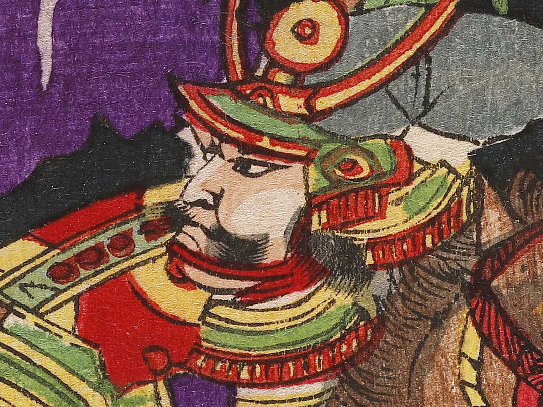 Kato Toranosuke Kiyomasa from the series Honcho buyu kagami by Yoshu Chikanobu / BJ334-936