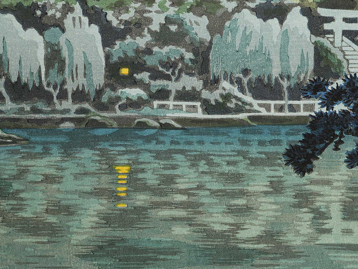 Ueno shinobazu no ike by Tsuchiya Koitsu, (Large print size) / BJ317-562