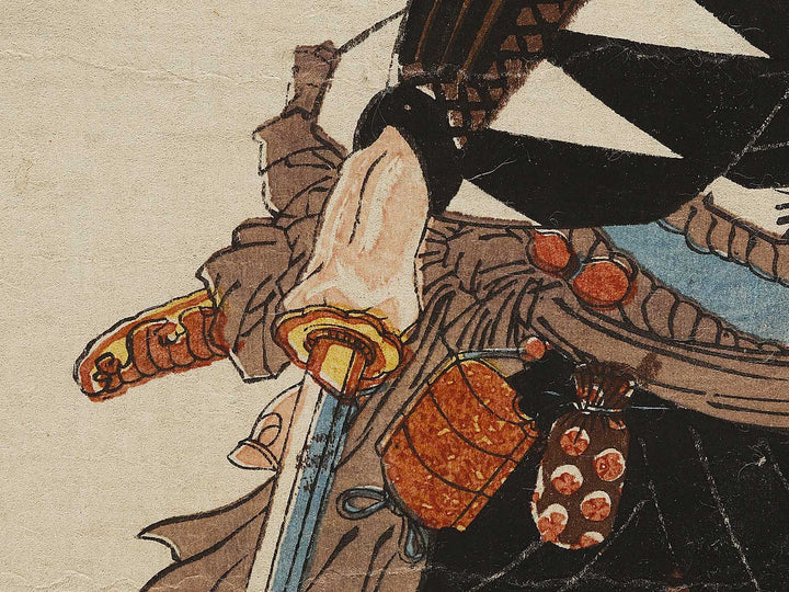 Oribe yasube Taketsune from the series Seichu gishi den by Utagawa Kuniyoshi / BJ325-843