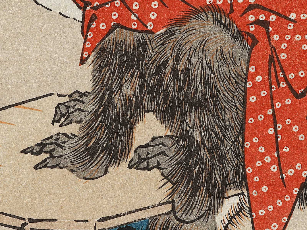 Sakura ni Saru by Utagawa Hiroshige, (Medium print size) / BJ328-167