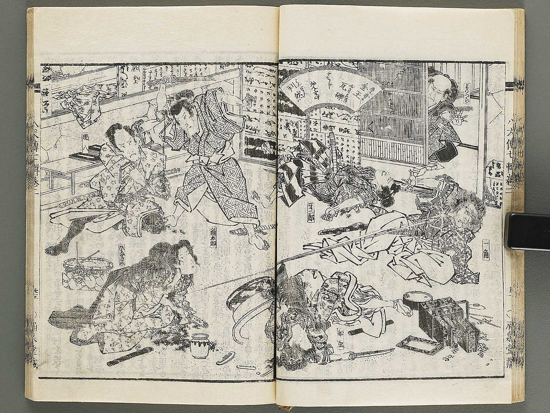 Nanso satomi hakkenden Volume 7 by Keisai Eisen / BJ316-288