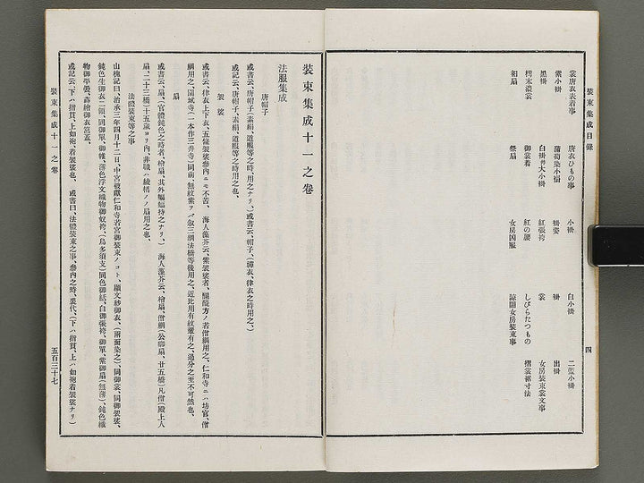 Kojitsu sosho Shozoku shusei 11no maki 12no maki / BJ321-300