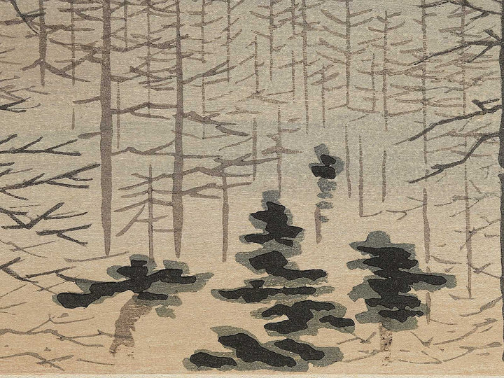 Shinshu Kiyosatoeki yori Fuji enbo from the series Thirty-Six Views of Mt. Fuji by Tokuriki Tomikichiro, (Large print size) / BJ349-587