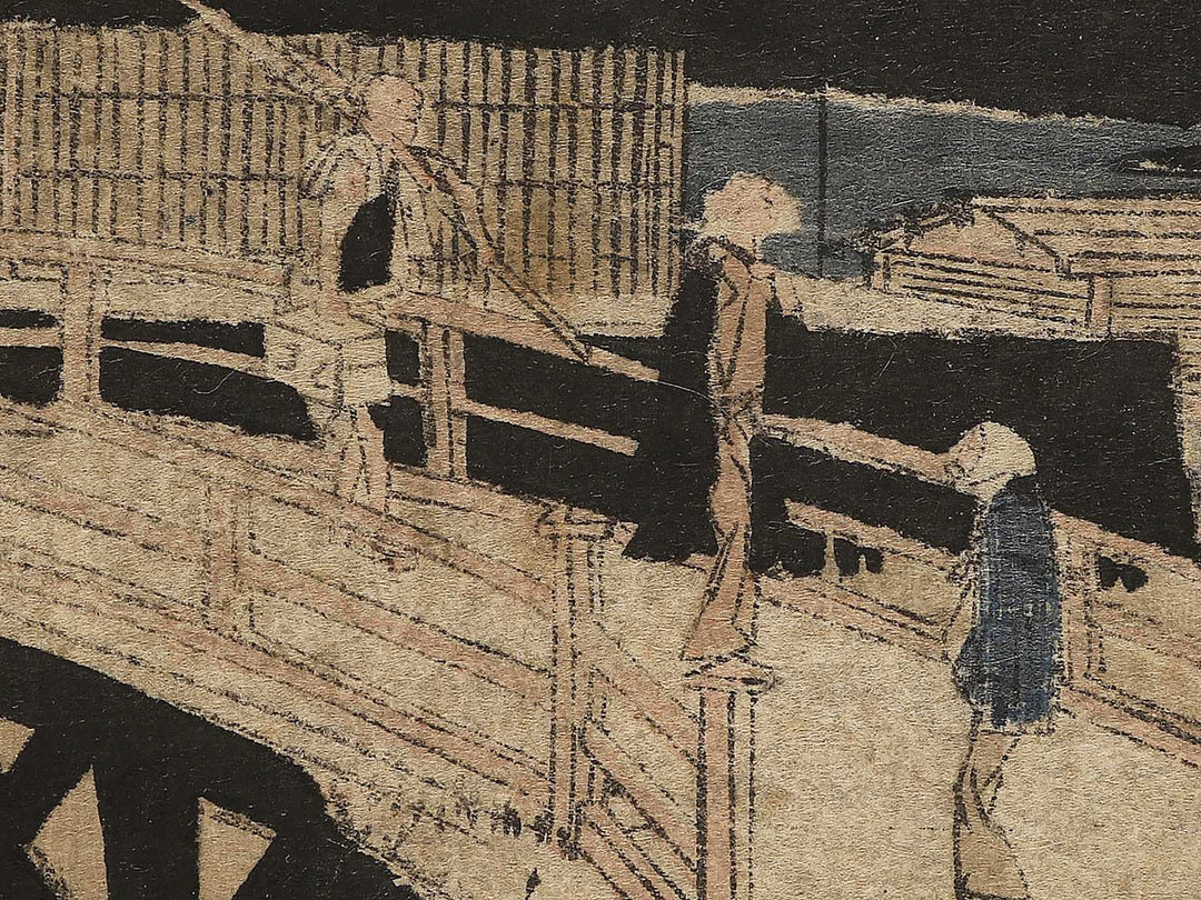 Sumidagawa no tsuki from the series Edo meisho by Utagawa Hiroshige / BJ352-163