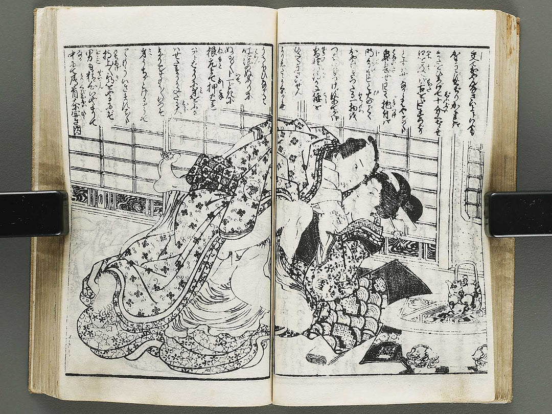 Chigusa no hana futatsu chocho by Utagawa-school / BJ316-183