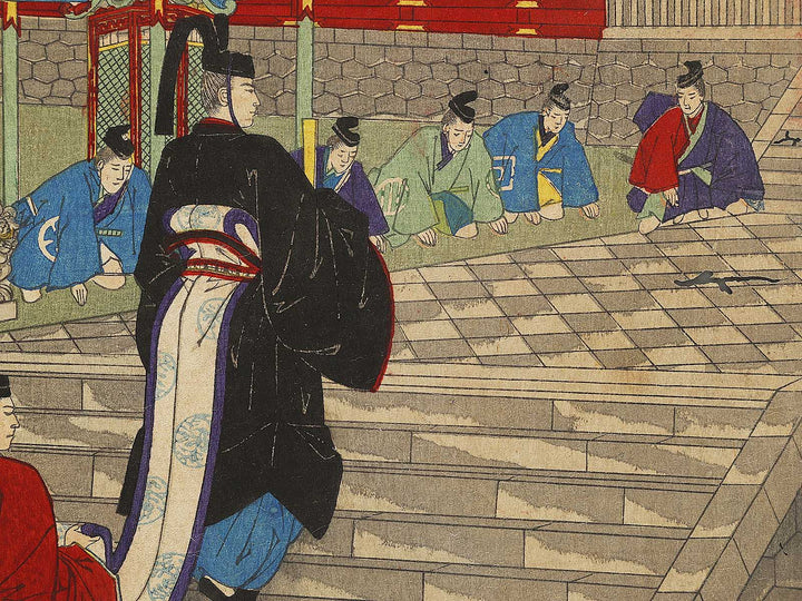 Shogun ke nikko gosya shu no zu from the series Kanko azuma hishiki by Toshu Shogetsu / BJ340-046