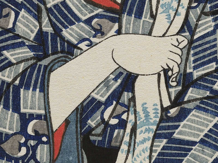 Kanbarashuku juroku from the series Tokaido Beauties by Keisai Eisen, (Large print size) / BJ346-115
