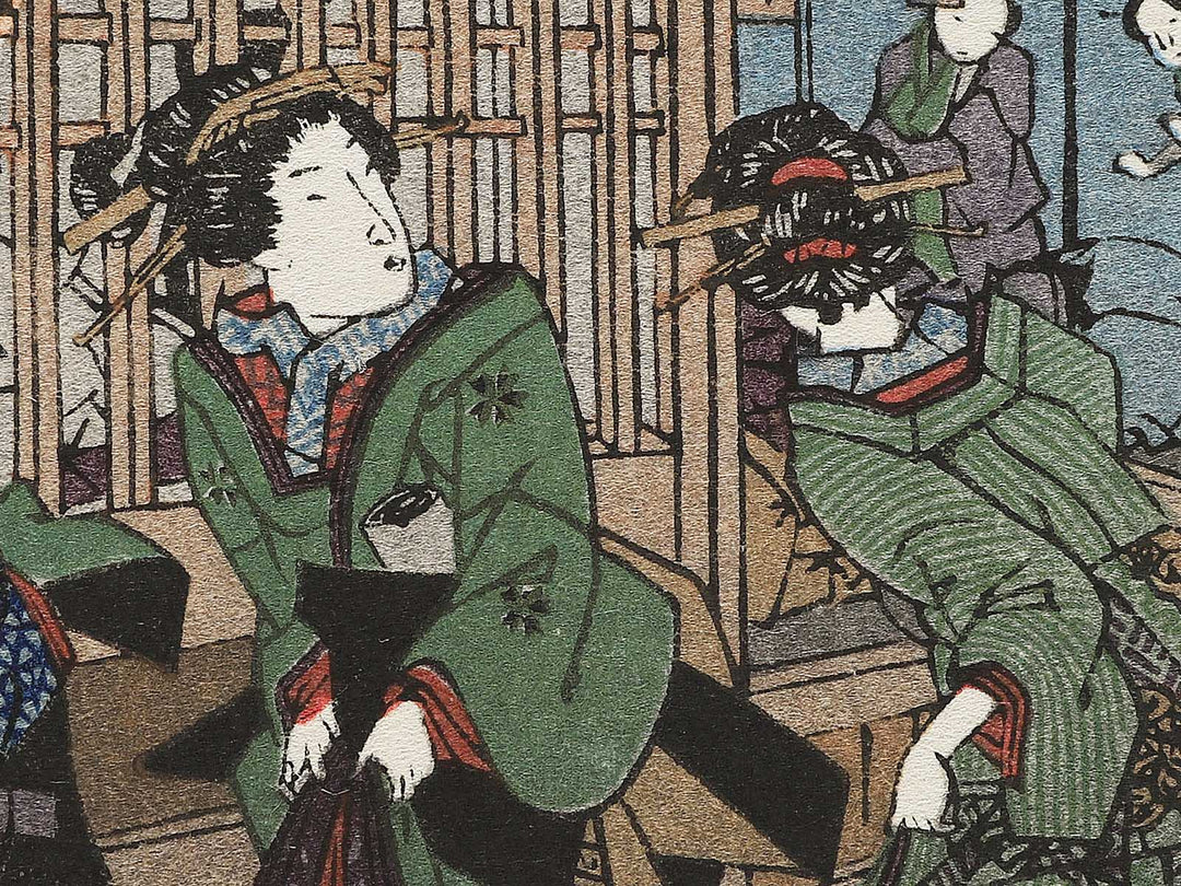 Fukaya from the series The Sixty-nine Stations of the Kiso Kaido by Keisai Eisen, (Small print size) / BJ340-550