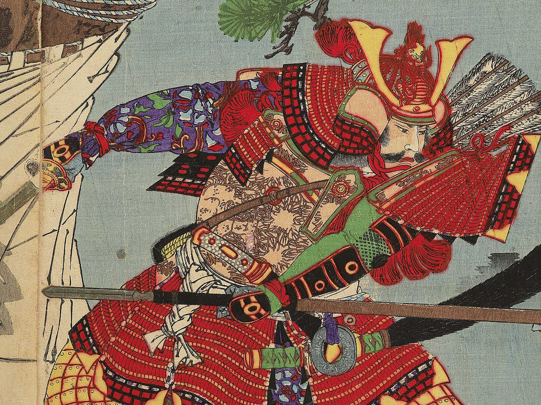 Okehazama Imagawa Yoshimoto kessen by Yosai Nobukazu / BJ345-282