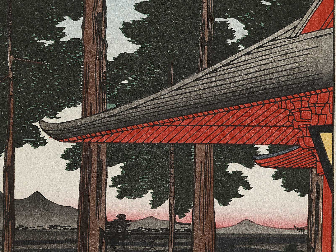 Oji Inari Shrine from the series One Hundred Famous Views of Edo by Utagawa Hiroshige, (Large print size) / BJ336-889