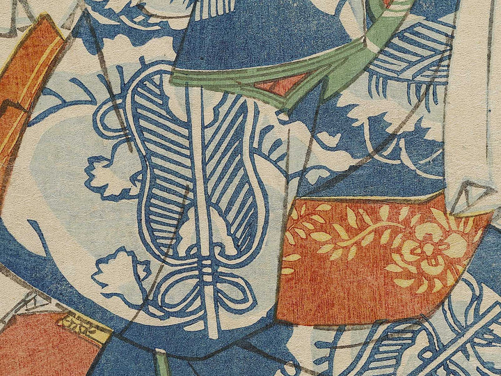 Bando Shucho from the series Edo no hana goninotoko by Utagawa Kuniyoshi / BJ322-294