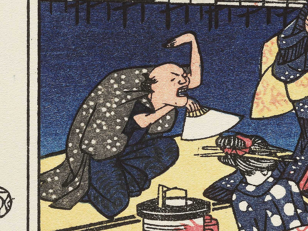 Shijo gawara yusuzumi from the series Kyoto meisho no uchi by Utagawa Hiroshige, (Medium print size) / BJ341-866